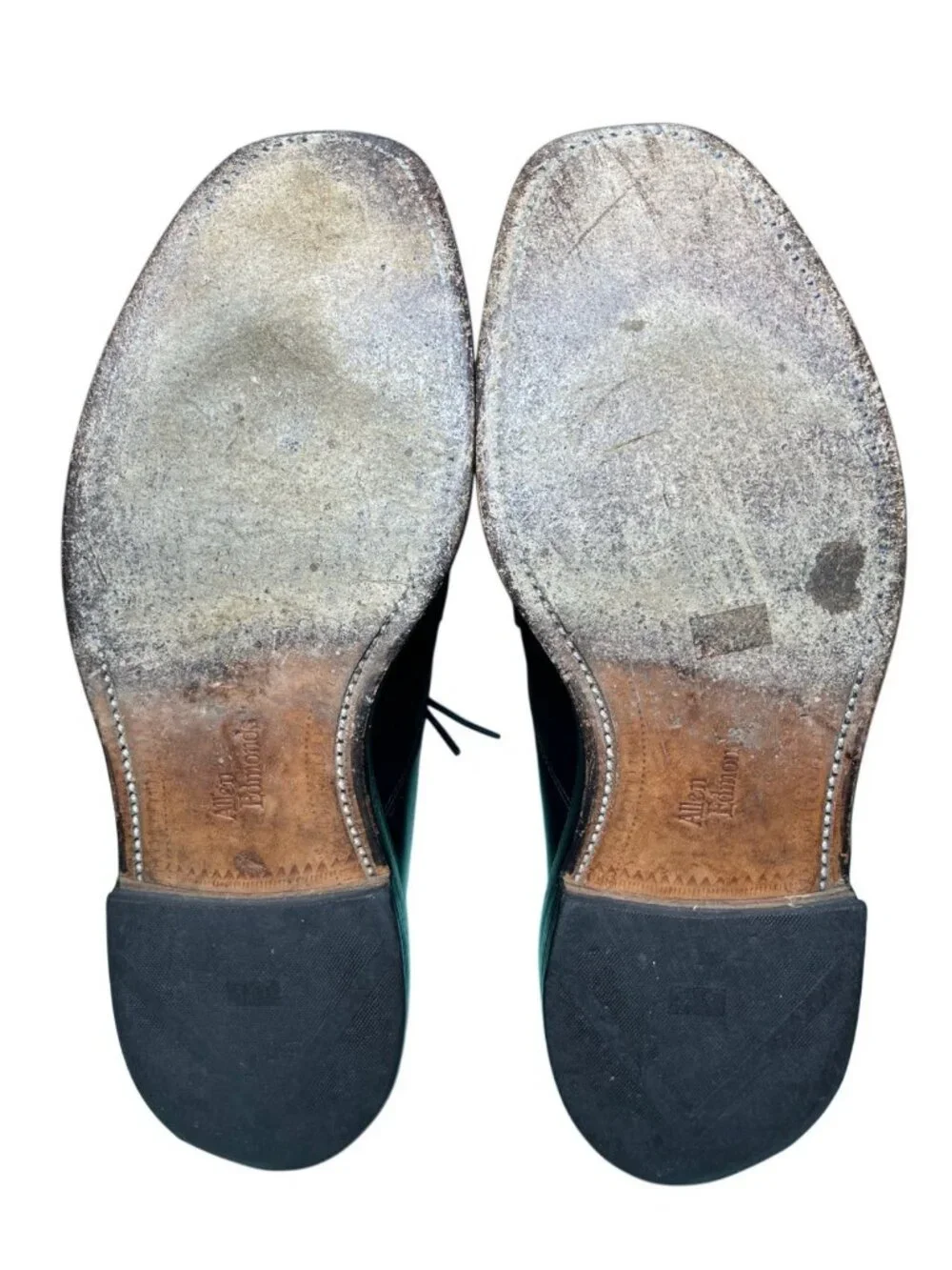 Allen Edmonds Hillcrest Split Toe Derby Black Leather Shoes  display picture 3